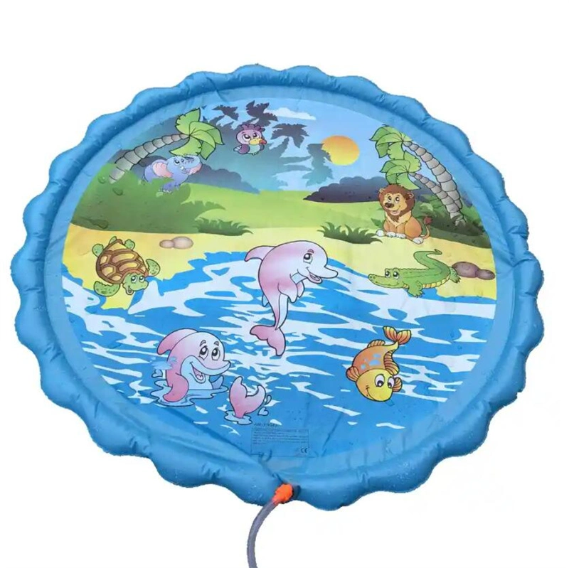 Sprinkle Splash Play Mat Toy Kids Inflatable Outdoor Sprinkler Pad